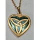 ENAMEL NECKLACE CELTIC HEART